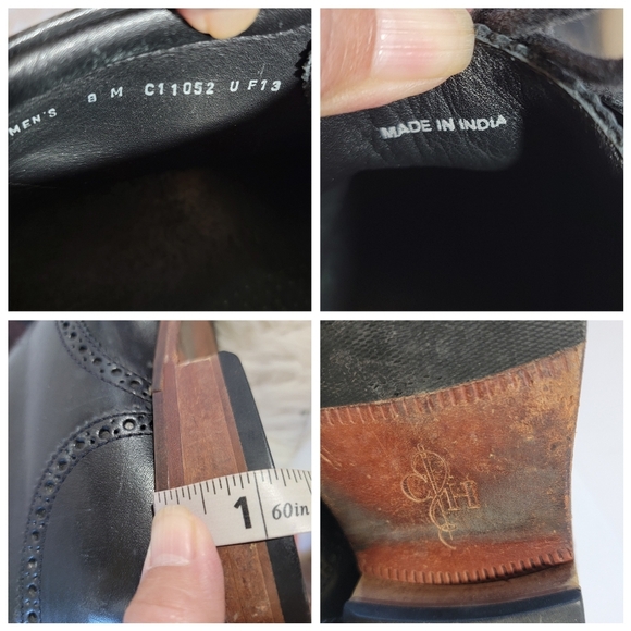 Cole Haan Black Liam Chukka Wingtip Leather Boots Men\'s Sz 8M Preppy Whimsigoth main image 5